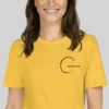 T-shirt Amarela Bordado