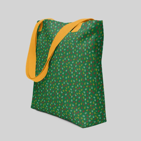 Amarelo Lado Tote Bag Amarelo All Over