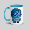 Azul 0.59l Caneca Azul Sublimação