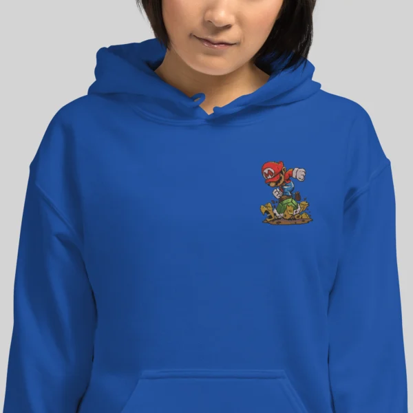 Sweat Azul Bordado