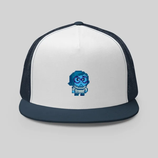 Azul Boné Azul DTF
