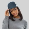 Capa Mulher Chapéu Azul
