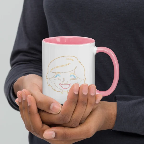 Mãos Caneca Rosa 0.44l