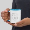 Mãos Caneca Azul 0.44l