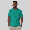 Homem T-shirt Verde