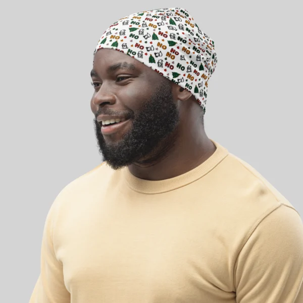 Homem Gorro Branco All Over