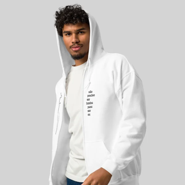 Homem Branco Casaco Branco DTG