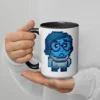 Mãos Preto Caneca Preta Sublimação