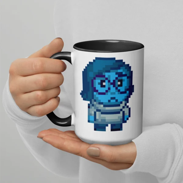Mãos Preto Caneca Preta Sublimação