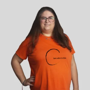 Mariana T-shirt Laranja DTG