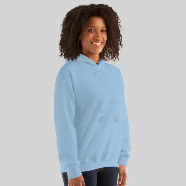 Menina Azul Mulher Sweat Azul