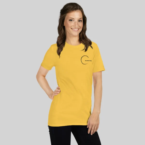 T-shirt Amarela Bordado