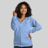 Mulher Azul Mulher Casaco Azul