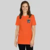 Mulher Laranja Mulher T-shirt Laranja