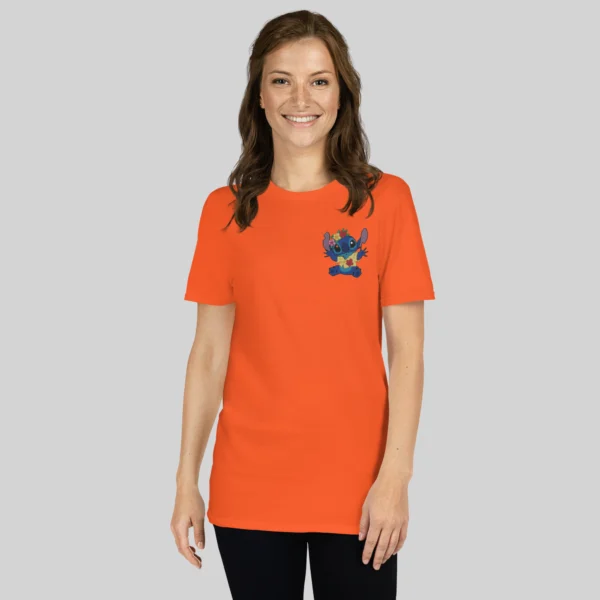 Mulher Laranja Mulher T-shirt Laranja