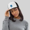Mulher Preto Boné Preto DTF