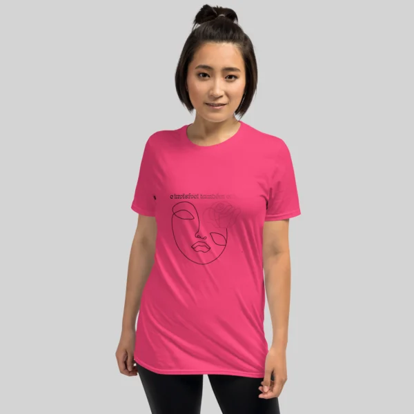 Mulher T-shirt Rosa