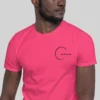 T-shirt Rosa Bordado