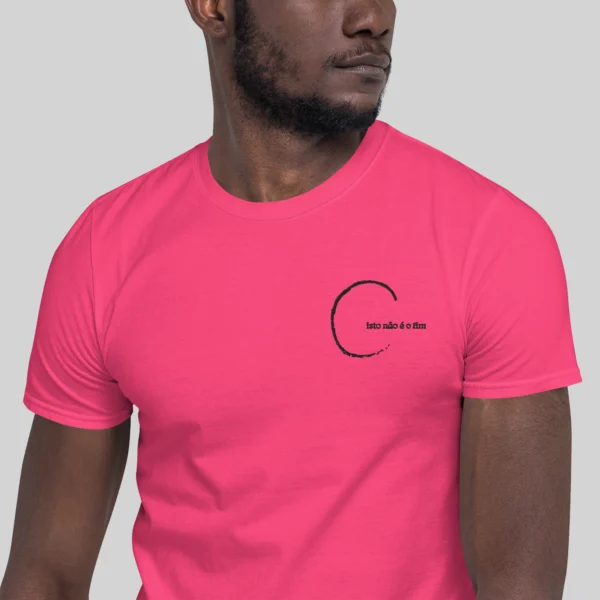 T-shirt Rosa Bordado