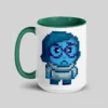 Verde 0.59l Caneca Verde Sublimação
