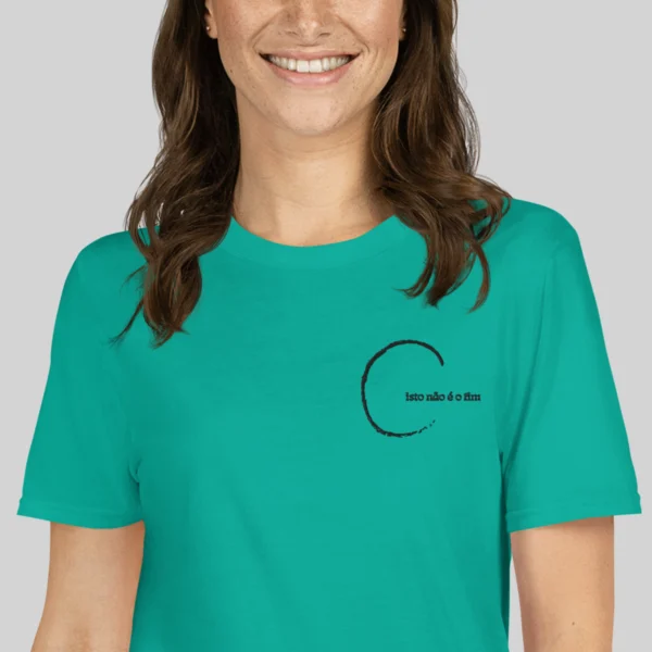 T-shirt Verde Bordado
