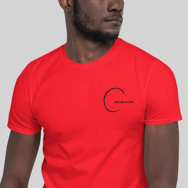 T-shirt Vermelha Bordado