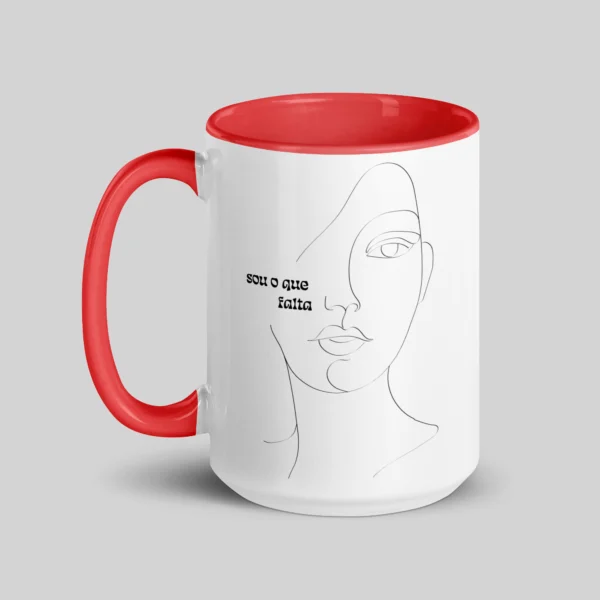 Vermelho 0.59l Caneca Vermelha 0.59l