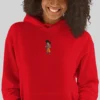 Sweat Vermelha Bordado